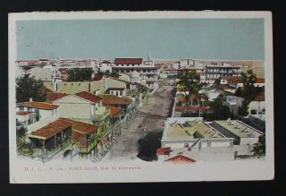 India,  Aden To Romania,  1911,  Port Said,  PPC,  Picture Postcard m264 2