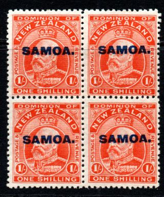 Samoa Four 1/ - Stamps C1914 - 15 Mounted