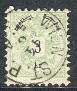 Austria; 1883 Classic Coat Of Arms Issue Fine 3k.  Value,  Fine Postmark