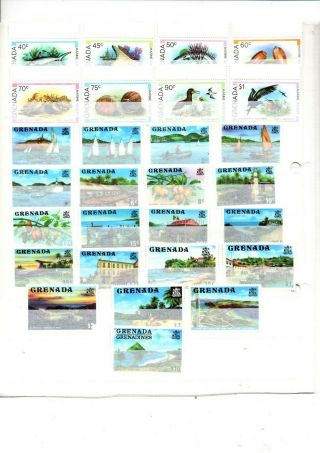4 Unmounted Sets From Grenada