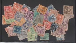 A5961: (80) 19th C Australia States Stamps; Unchecked
