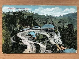 China Old Postcard Himalaya Darjeeling Hill Railway
