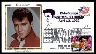 Mayfairstamps Us Fdc 1992 Elvis Colorano Silk First Day Cover Wwb_36875
