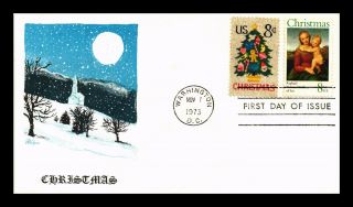 Dr Jim Stamps Us Christmas Combo Bazaar First Day Cover Washington Dc
