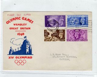Gb: 1948 Olympic Games First Day Cover (c44133)