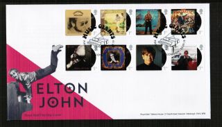 Gb 2019 Elton John Music Giant Set Royal Mail First Day Cover