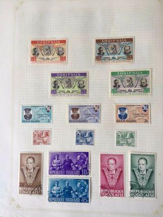 Winston Churchill Memorial Stamps From Around The World