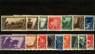 Italy 1932 Fascist March On Rome Issue Sg350/65 Cv£170 (16v) Stamps