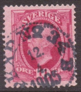 Sweden Sverige Tpo Postmark / Cancel " Pkxp No 34 B " 1905