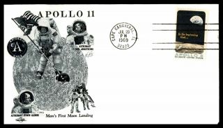 Mayfairstamps Us Space 1969 Apollo 11 July 20 Orbit Covers Cachet Cover Wwb_3683