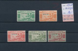 Lk82833 Br Hebrides 1938 Taxation Stamps Fine Lot Mh Cv 80 Eur