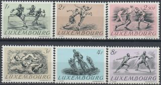Luxembourg Olympic Games Helsinki 1952 Mnh - 70 Euro