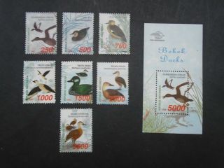1998 Wildlife Birds Set,  Sheet Vf Mnh Indonesia IndonesiË B230.  2 0.  99$