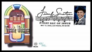 Mayfairstamps Us Fdc 2008 Frank Sinatra Wilson Limited Edition First Day Cover W