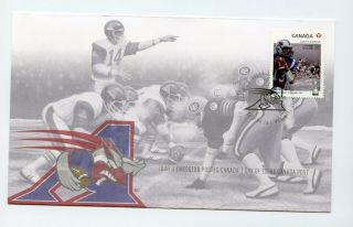 Canada Fdc 2576 Grey Cup Montreal Alouettes Football 2012 73 - 6