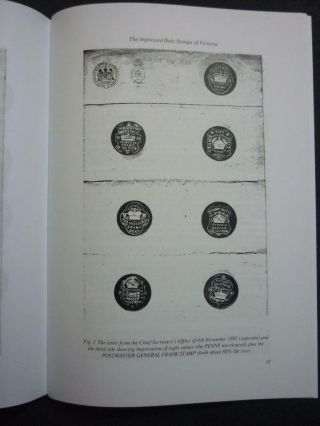 THE IMPRESSED DUTY STAMPS OF VICTORIA by DINGLE SMITH AND DAVE ELSMORE 3