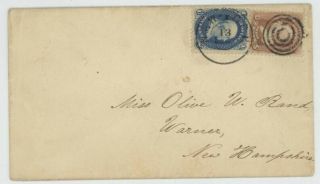Mr Fancy Cancel 63,  65 Carrier Rate Cover Tied York Cds Duplex To Warner Nh