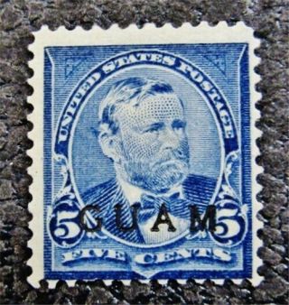 Nystamps Us Guam Stamp 5 Og H $33
