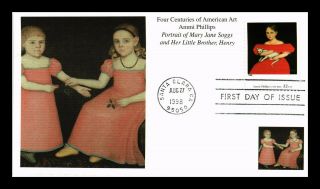 Dr Jim Stamps Us Ammi Philips Four Centuries American Art Fdc Mystic Cover