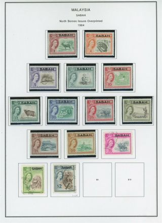 Malaysia (states) Album Page Lot 110 - See Scan - $$$