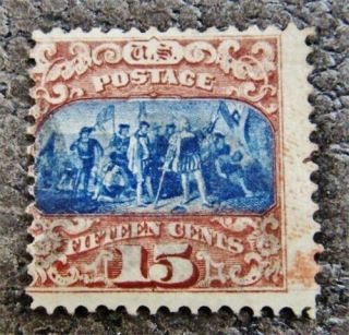 Nystamps Us Stamp 119 $400 Red Cancel