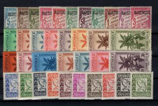 P122277/ Martinique / French Colony / Postage Due / Maury 1 / 36 Mh