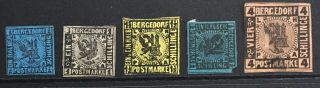 Germany States: Bergedorf 1861 Issues Mlh &