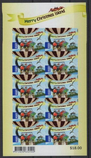 Christmas Island,  Stamps,  2013,  Mi.  771 Ii Klb.