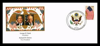 Dr Jim Stamps Us Bush Cheney Inauguration Event Legal Size Cover 2005
