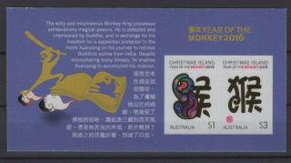 Christmas Island,  Stamps,  2016,  Mi.  Bl 43.