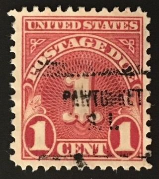 Pawtucket,  Rhode Island Precancel - 1 Cent Postage Due (u.  S.  J80) Ri
