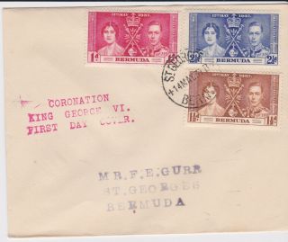 Stamps 1937 Bermuda Coronation First Day Cover Postal History