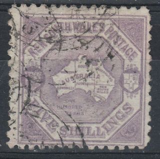 South Wales 1890 5/ - Perf10 Fine