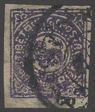 Tibet 1912 1/2t Violet 3a