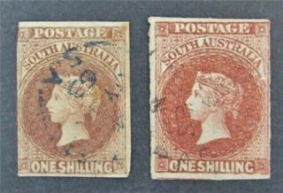 Nystamps British Australian States South Australia Stamp 25.  26 $57