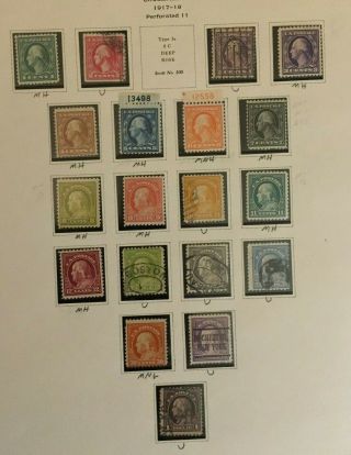 United States Stamp Selection As Received