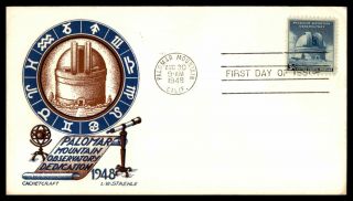 Mayfairstamps Us Fdc 1948 Palomar Mountain Staehle Cachet Craft First Day Cover