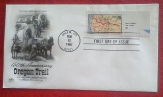 First Day Of Issue,  1993,  150th Annversary Oregon Trail,  Scott 2747