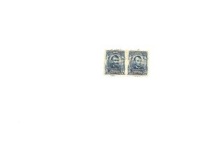 Usa Sc 304 5 Cent Lincoln 1903 Stamp Pair S - 2558