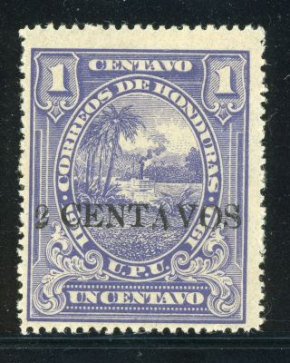 Honduras Mh Specialized: Scott 141 2c/1c Honduran Scene Schg (1913) $$