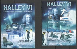 Ca640 2013 Central Africa Space Antarctic Research Station Halley Vi Kb,  Bl Mnh
