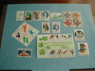 Set Of 1978 Commemorative Stamps (includes Capex Souvenir Sheet) - Mnh
