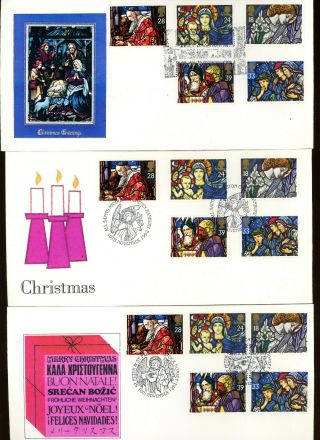 1992 Christmas Stamp Searchers Fdc 