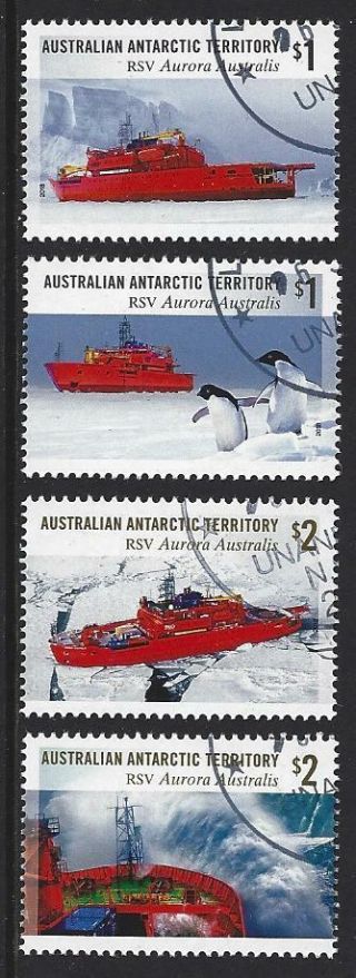 Australian Antarctic Territory 2018 Rsv Aurora Australis Set Of 4 Fine