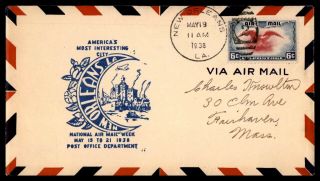 Mayfairstamps United States 1938 National Air Mail Week Orleans Louisiana Ev