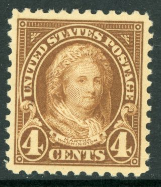 Usa 1923 Martha Washington 4¢ Flat Perf 11 Scott 556 J752 ⭐⭐⭐⭐⭐