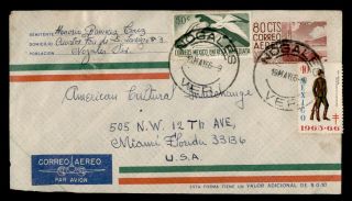 Dr Who 1966 Mexico Nogales Uprated Airmail Stationery To Usa E67306