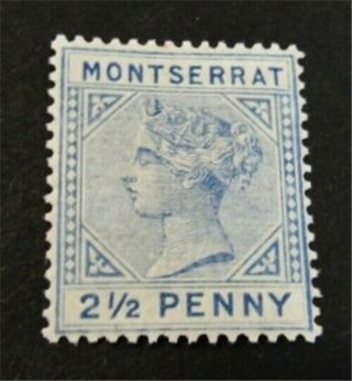 Nystamps British Montserrat Stamp 8 Og H $30