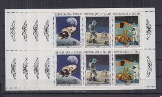 I682.  4x Tchad - Mnh - Space - Apollo - Astronauts