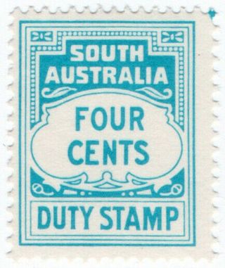 (i.  B) Australia - South Australia Revenue : Stamp Duty 4c
